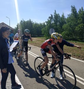 Контрольная тренировка в индивидуальной гонке с раздельным стартом