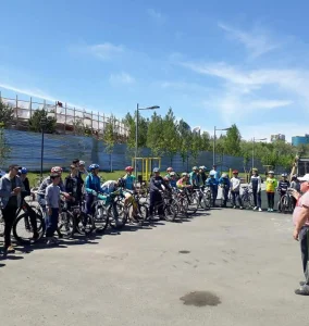 В парке Арай прошел чемпионат города Астаны по велоспорту (BMX)